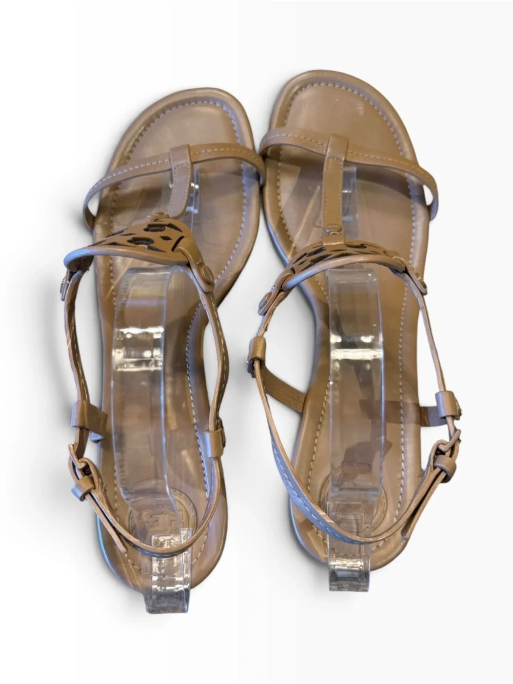 Tory Burch Miller Wedge Sandals In Nude Women’s Size 10